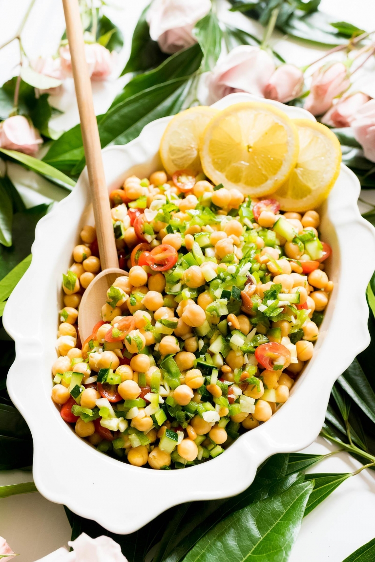 Easy Summer Chickpea Salad Sed Bona