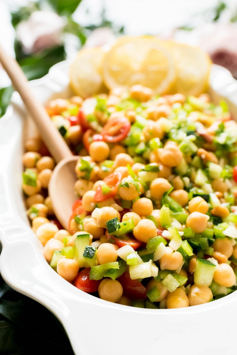 Easy Summer Chickpea Salad Sed Bona 3492