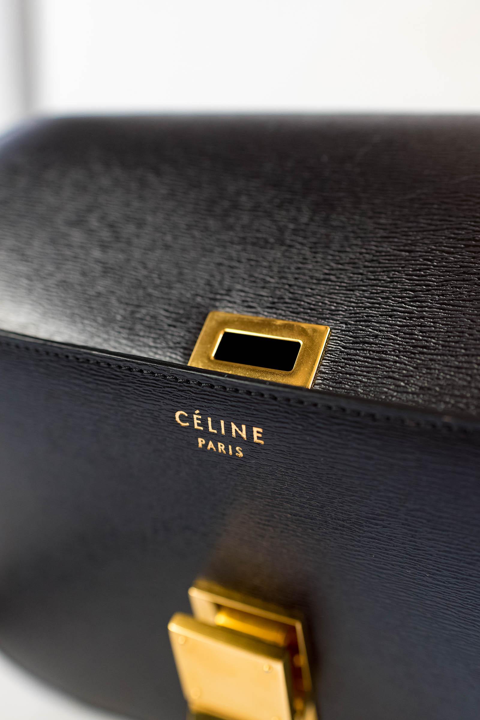 Celine box on sale bag logo